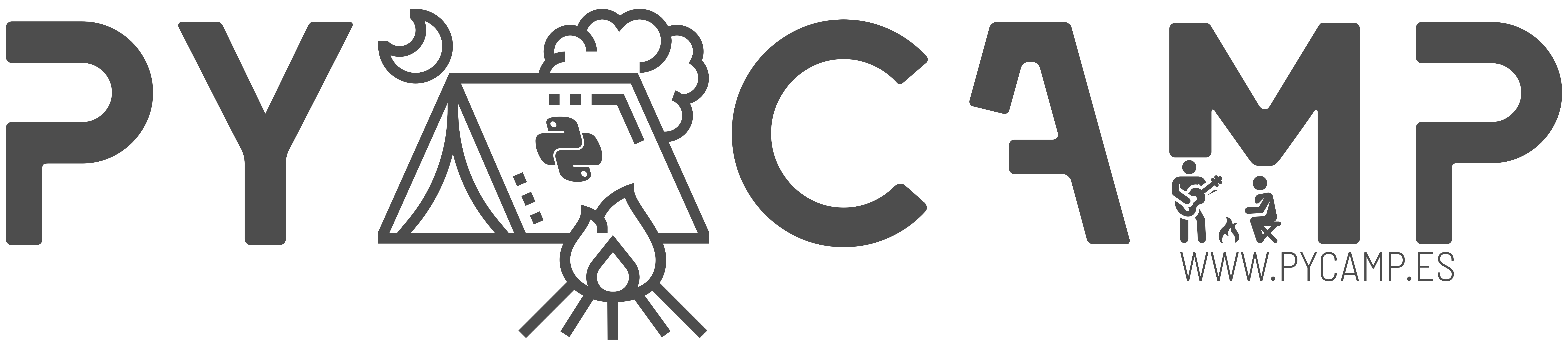 PyCamp logo con dibujos